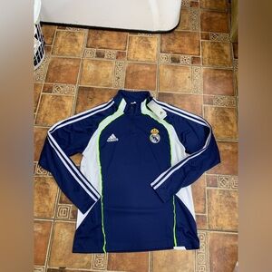 Adidas Real Madrid 2025/26 Long Sleeve Quarter zip jacket size M